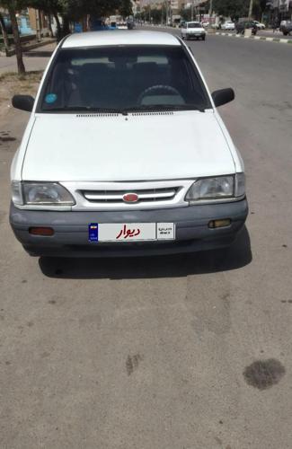 پراید مدل ۸۳ سفید بیرنگ انژکتوری