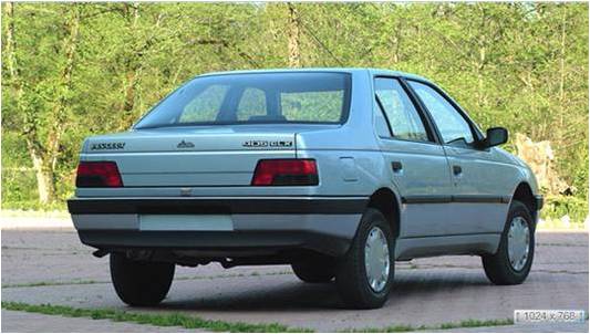 مشخصات فني پژو 405 GLX