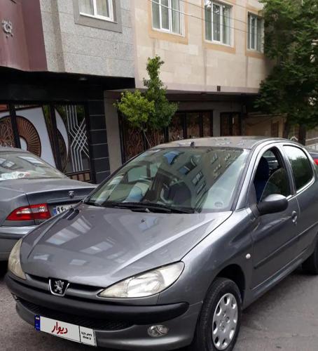 پژو 206 تیپ T3اصل فرانسه بدون رنگ درحدصفر