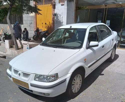 سمند LX مدل 98 سفید بدون رنگ