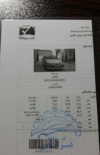 پژو پارس ساده، مدل ۱۳۸۴
