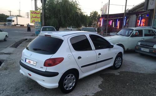 پژو ٢٠٦ تیپ ٢ بی رنگ