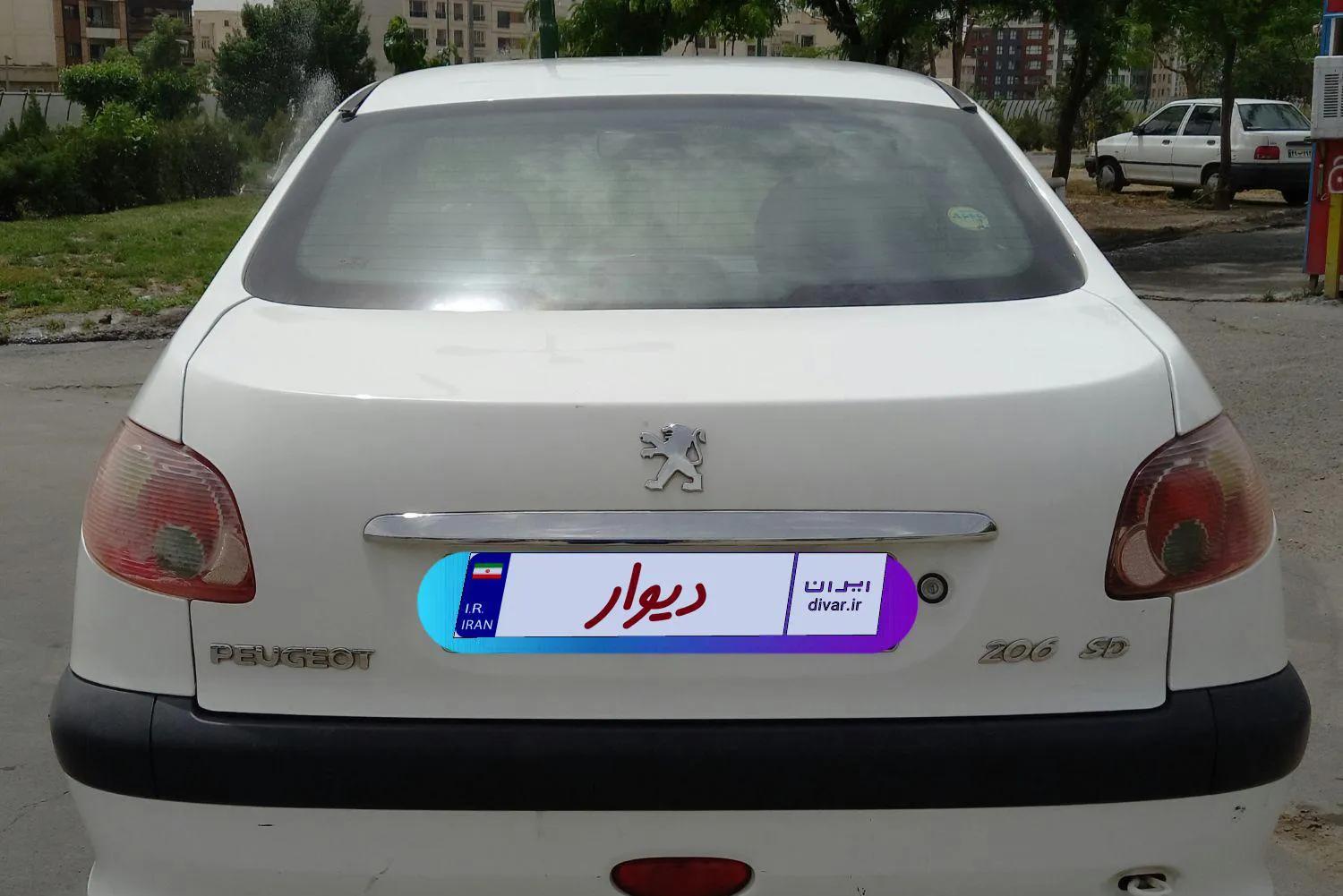 پژو 206 SD V8، مدل ۱۳۹۲