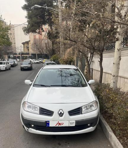 مگان سفید اتوماتیک مدل ۸۹