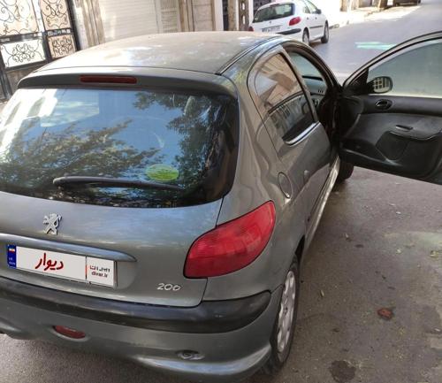 پژو 206 تیپ ۶، مدل ۱۳۸۷ بیرنگ