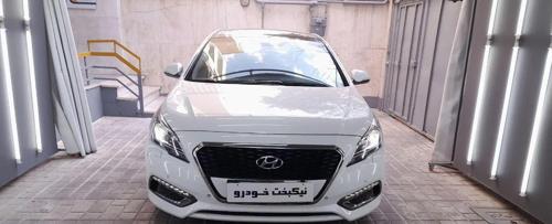 هیوندای سوناتا هیبرید GLS PLUS بدون رنگ 2017 سفید