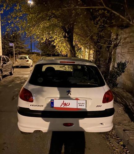 پژو ۲۰۶ تیپ۲سفید