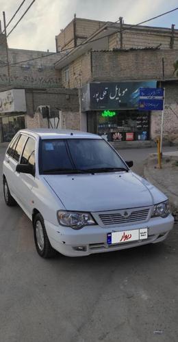پراید 111 سفید بدون رنگ مدل ۱۳۹۸