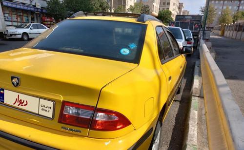 تاکسی سمند ع پلاک بیرون شهری عمومی بین شهری برون