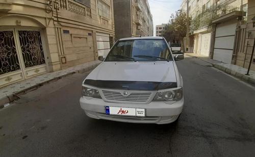 پراید۱۳۲سفید دوگانه سوز مدل۱۳۹٠