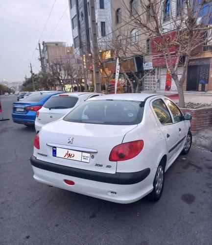 پژو 206 sdv8 مدل ۱۳۹۵